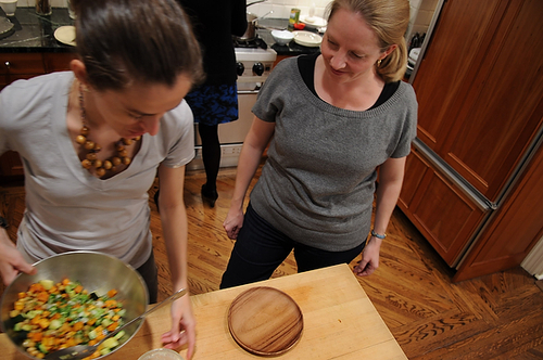 Yam, Zucchini, and Chickpea Salad