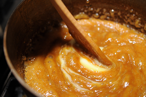 Salted Pumpkin Caramels