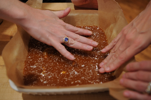 Salted Pumpkin Caramels