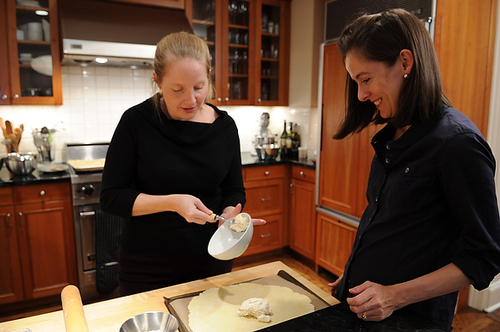Butternut Squash and Roasted Garlic Galette