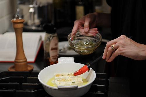Roasted Feta with Thyme Honey: 2007