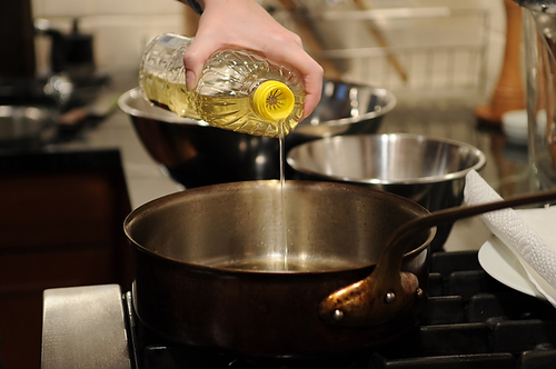 Golden Panko Latkes with Sour Cream and Chives