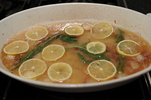 Spatchcocked and Braise-Roasted Chicken