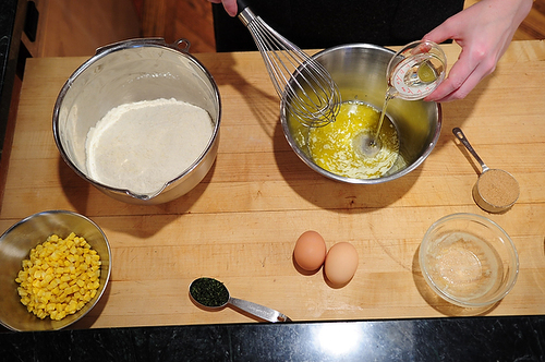 Double-Corn Corn Bread with Fresh Thyme