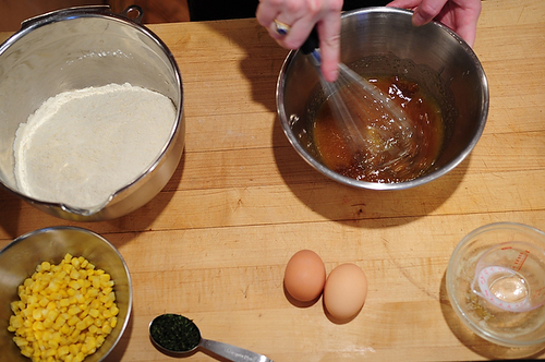 Double-Corn Corn Bread with Fresh Thyme