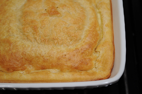 Warm Custard Spoon Bread 