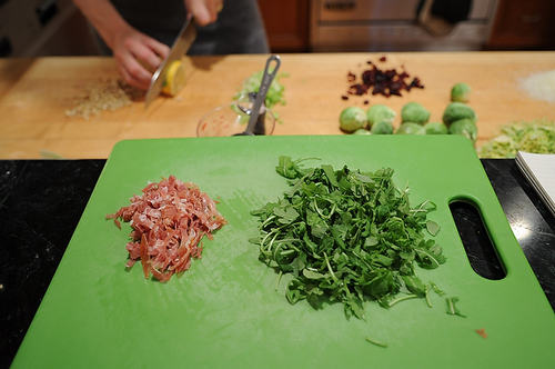 Brussels Sprouts Salad a la M. Wells