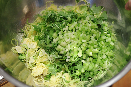 Brussels Sprouts Salad a la M. Wells