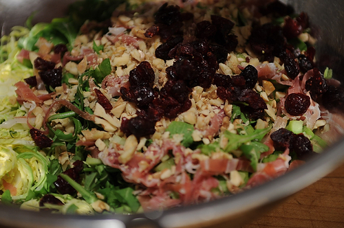 Brussels Sprouts Salad a la M. Wells