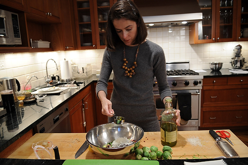Brussels Sprouts Salad a la M. Wells