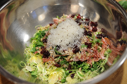 Brussels Sprouts Salad a la M. Wells