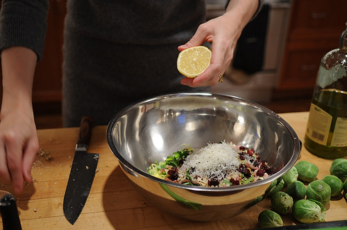 Brussels Sprouts Salad a la M. Wells
