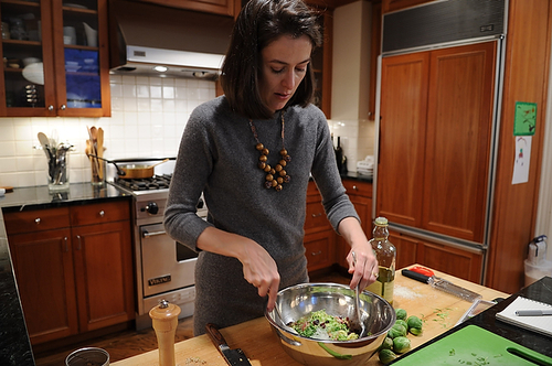 Brussels Sprouts Salad a la M. Wells