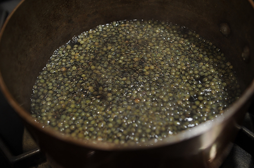 Mujaddara with Spiced Yogurt