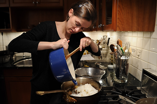 Mujaddara with Spiced Yogurt