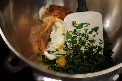 Mujaddara with Spiced Yogurt