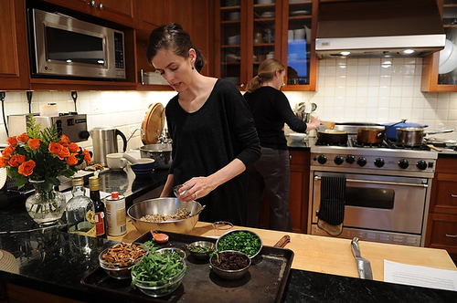 Radish and Pecan Grain Salad