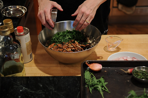 Radish and Pecan Grain Salad