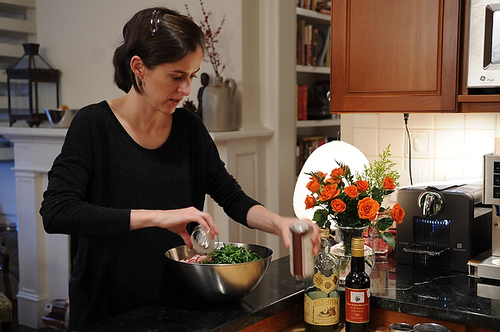 Radish and Pecan Grain Salad