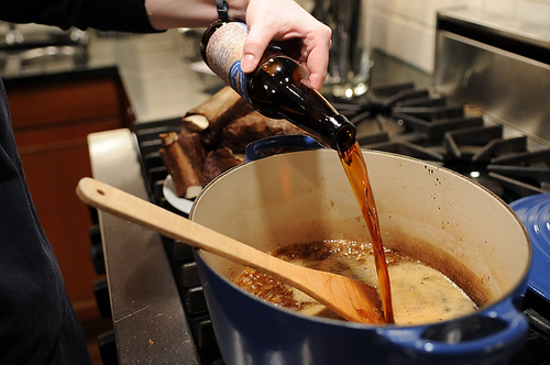 Short Ribs with Beer and Buckwheat Honey