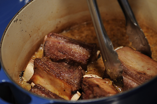 Short Ribs with Beer and Buckwheat Honey