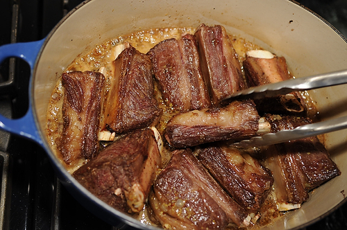 Short Ribs with Beer and Buckwheat Honey