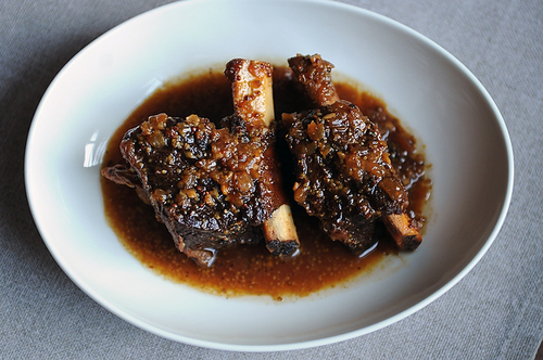 Short Ribs with Beer and Buckwheat Honey