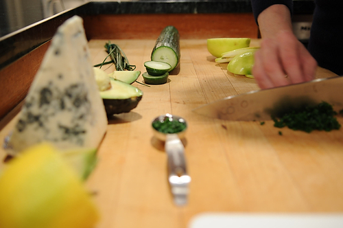 Shades of Green Chopped Salad