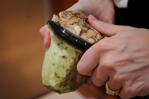 Not-Too-Virtuous Salad with Caramelized Apple Vinaigrette