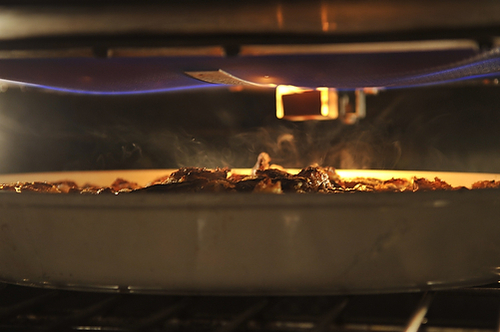 Ciabatta Stuffing with Chorizo, Sweet Potato, and Mushrooms