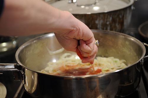 Linguine with Sardines, Fennel & Tomato