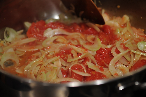 Linguine with Sardines, Fennel & Tomato