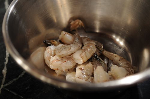 Shrimp and Chorizo Sandwich