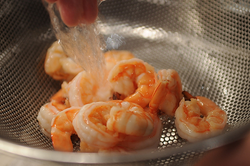 Shrimp and Chorizo Sandwich