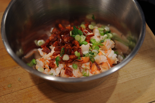 Shrimp and Chorizo Sandwich