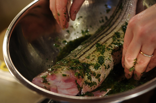 Fish Baked in Foil with Fennel and Lime