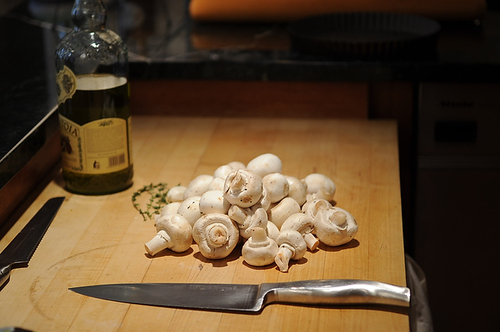 Button Mushroom Salad