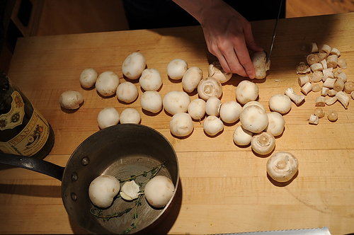 Button Mushroom Salad