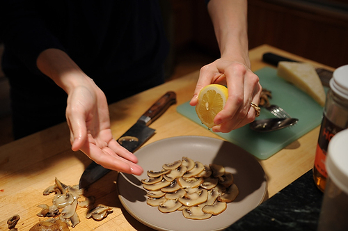 Button Mushroom Salad