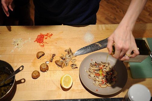 Button Mushroom Salad