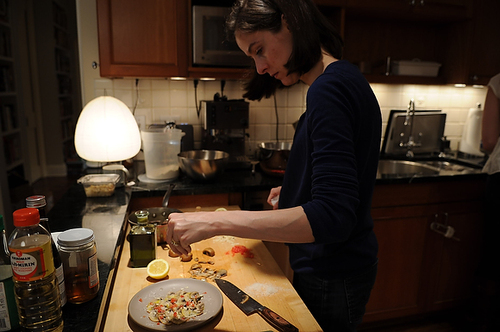 Button Mushroom Salad