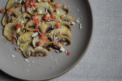 Button Mushroom Salad