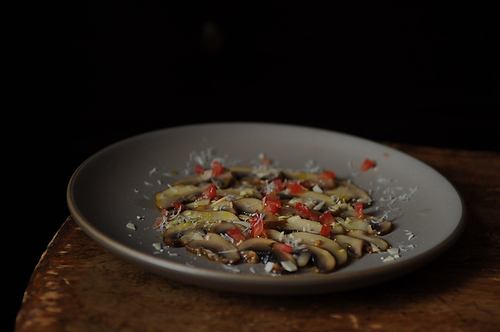 Button Mushroom Salad