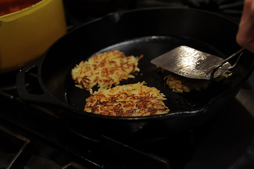 Horseradish Hash Browns