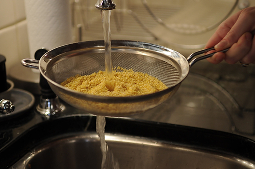 Millet with Cheese and Chives