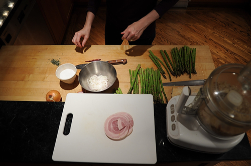Asparagus with Pancetta