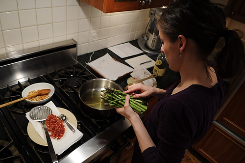 Asparagus with Pancetta