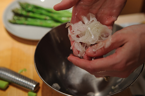 Asparagus with Shallots, Chiles, and Lemon