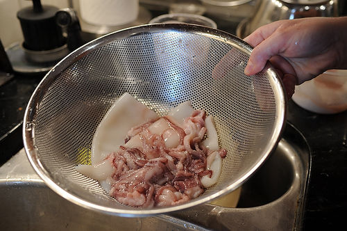 Quick Wok-Fired Squid with Greens