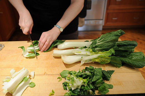 Quick Wok-Fired Squid with Greens